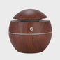 Mini USB Luchtbevochtiger & Aroma Diffuser met Houtnerf Design