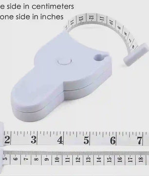Intrekbaar Lichaams Meetlint met Handvat - Nauwkeurig voor Fitness en Gezondheid