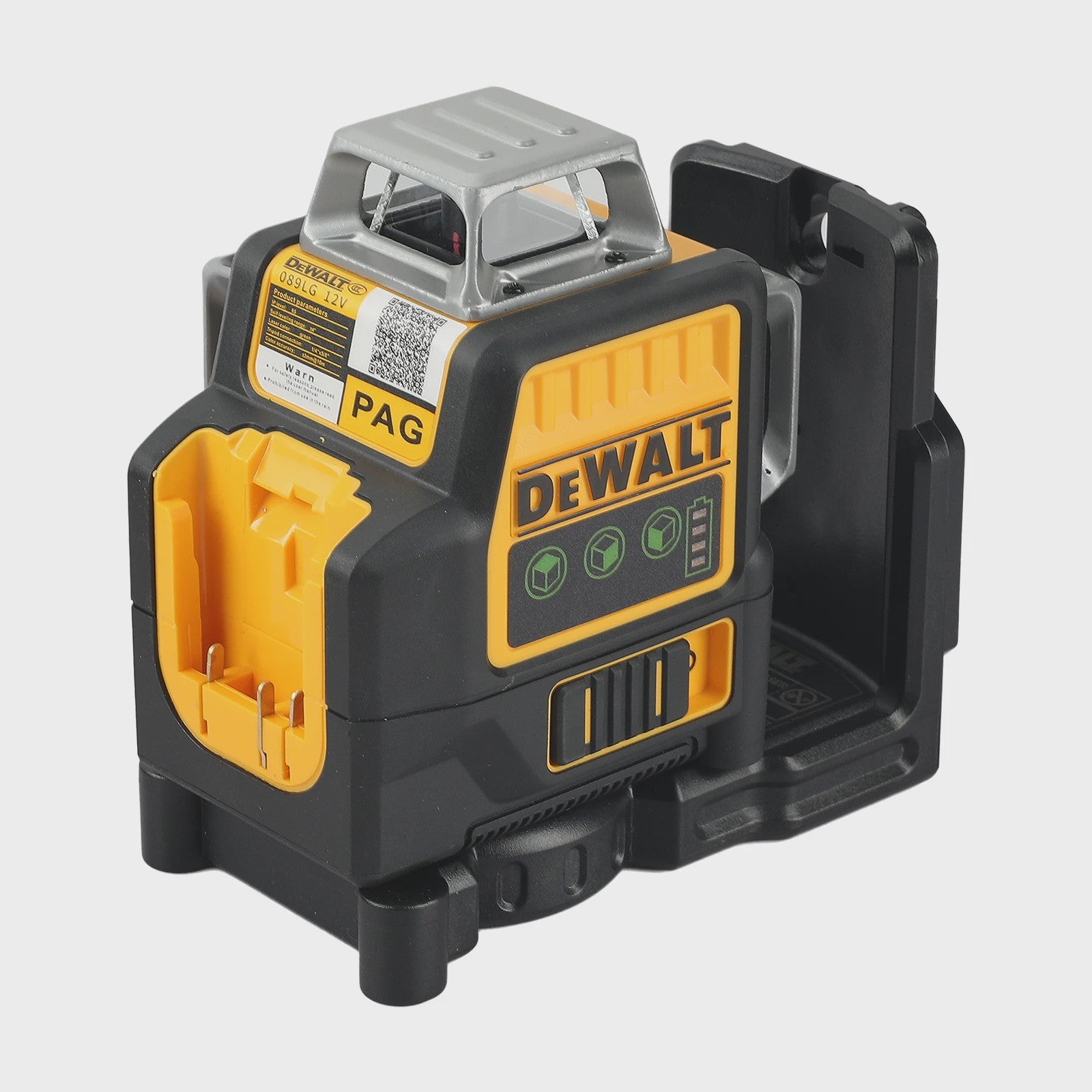DeWalt DW089LG 12V Groene Laserwaterpas - 360° Horizontaal/Verticaal, 12 Lijnen