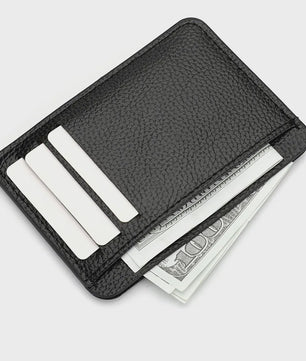 Ultra-dunne PU Lederen Creditcard Portemonnee - Zakformaat Kaarthouder