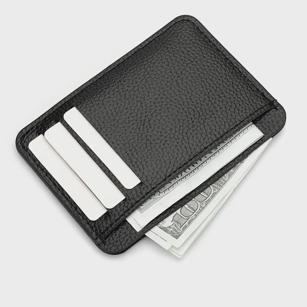 Ultra-dunne PU Lederen Creditcard Portemonnee - Zakformaat Kaarthouder