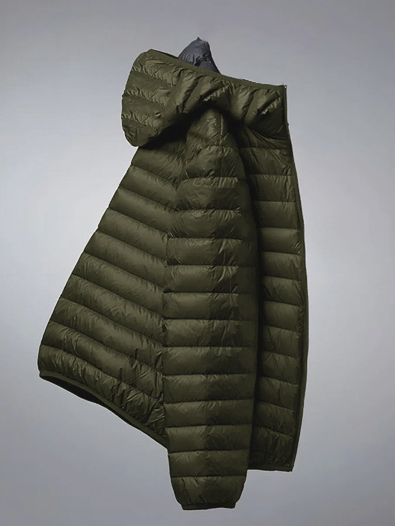 Lichtgewicht Heren Winterjas met Capuchon - Winddicht & Warm voor Buitenactiviteiten
