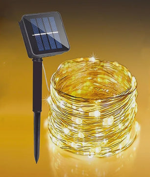 Zonne-energie Tuinslingers met 8 Modi - Waterdichte Draadverlichting voor Buitenfeesten en Kerst