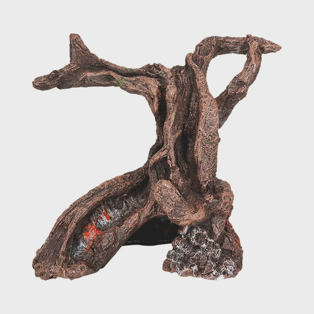 Realistische Hars Boomstronk Decoratie voor Aquarium & Terrarium - Veilige Vis Hideaway