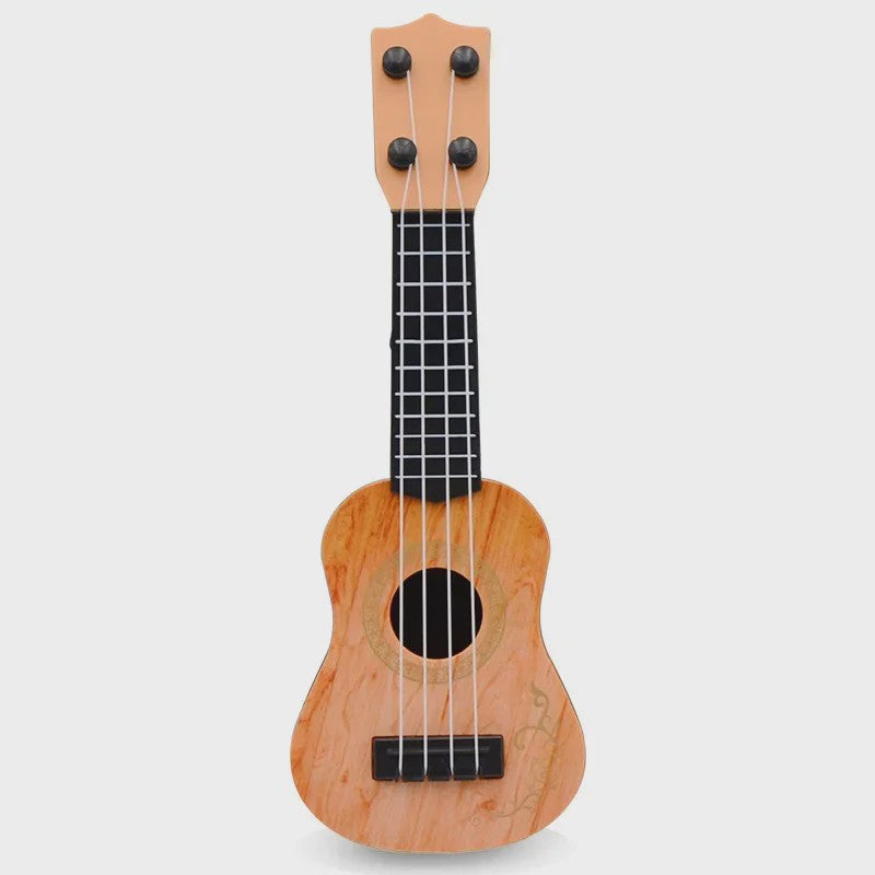 Houten Mini Gitaar Speelgoed met 4 Snaren - Ideaal voor Kinderen en Beginners
