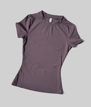 Seamless Sport Top Dames Korte Mouw - Yoga, Fitness & Running