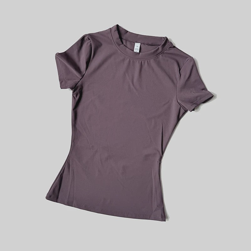 Seamless Sport Top Dames Korte Mouw - Yoga, Fitness & Running