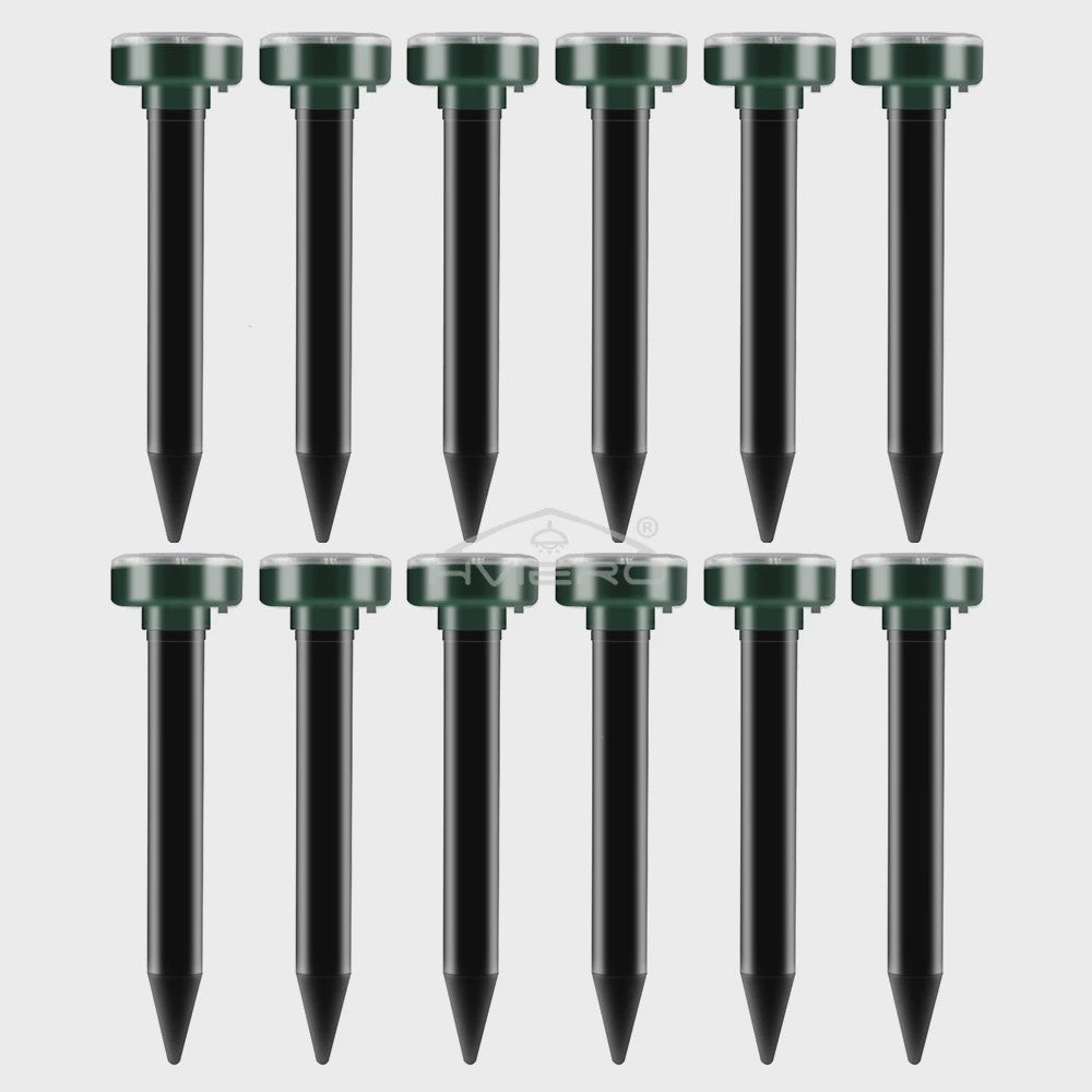 Solar Ongedierteverjager Sonic Ultrasoon - Mollen, Muizen & Knaagdieren Wekker