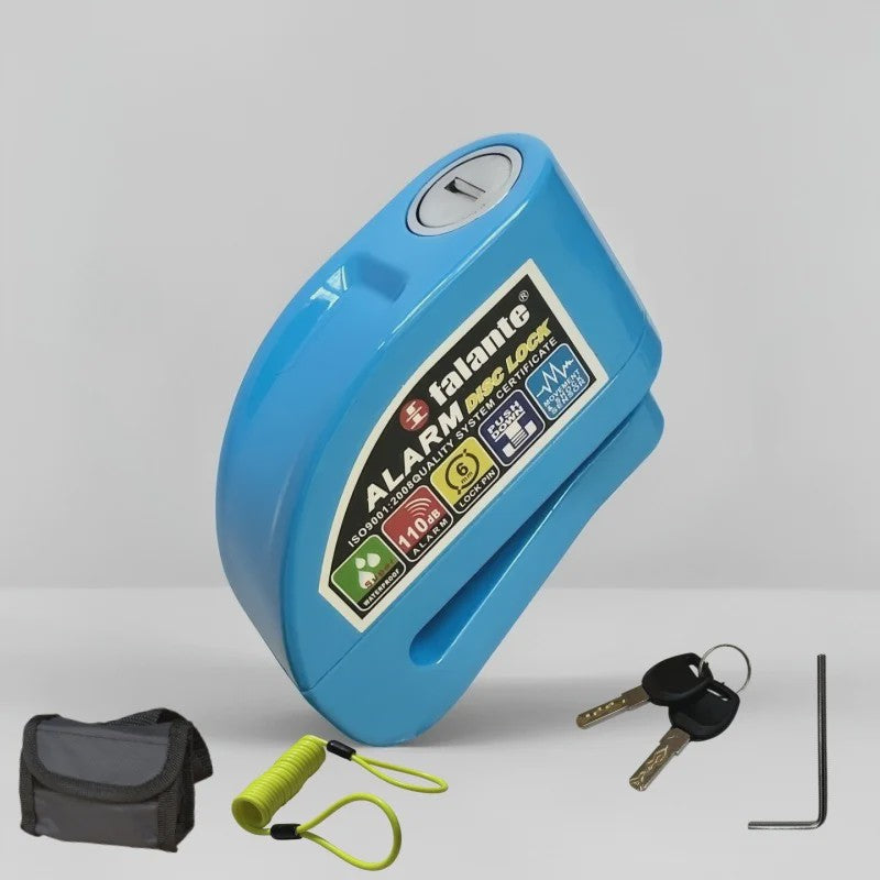 Motor & Fiets Alarm Schijfrem Slot - Aluminiumlegering met 110dB Alarm & Waterdicht