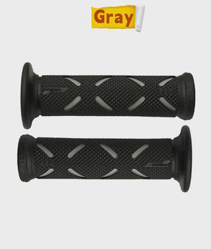 Set Motor Stuurhandvatten 22mm - Antislip Rubber & Aluminium Eindkappen