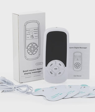 Digitale EMS Spierstimulator: Massageapparaat voor Rug, Nek & Lichaam met TENS