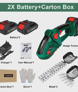 2-in-1 Snoerloze Hedgeschaar & Grasmaaier - Makita 18V Batterij Compatibel
