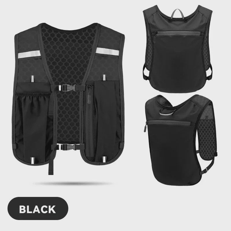 Lichtgewicht Hardloop Vest met Waterzak & Telefoonvak - Trailrunning, Hiking & Outdoor