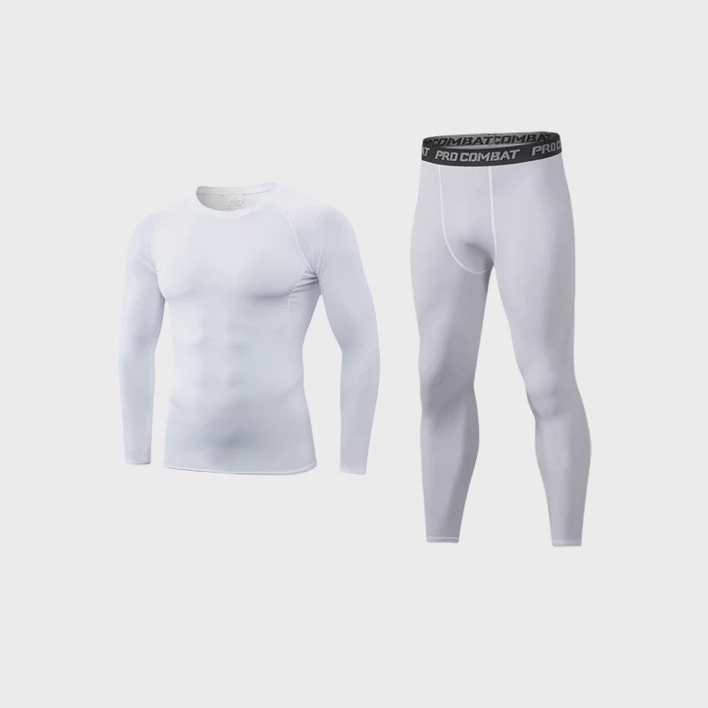 Heren Compressie Sportkleding Set - Trainingspak voor Fitness, Yoga & Jogging