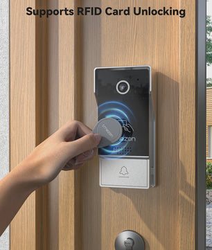 TMEZON 4-Draads Video Intercom Systeem met 7" HD Touchscreen & Tuya App