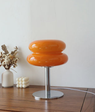 Macaron Glazen Tafellamp - Sfeervolle Verlichting met Trichromatische Dimming