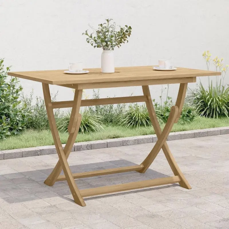 Opvouwbare Tuintafel Acacia Hout 120x70x75 cm - Duurzaam & Lichtgewicht