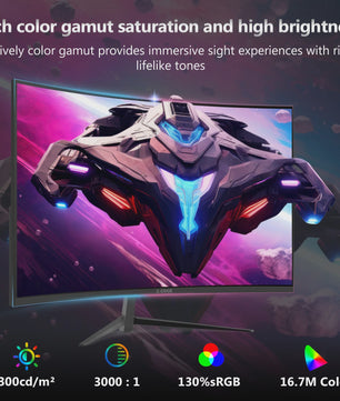 Z-EDGE 24" Curved Gaming Monitor | 200Hz, 1ms MPRT, Full HD 1080p, FreeSync, HDR