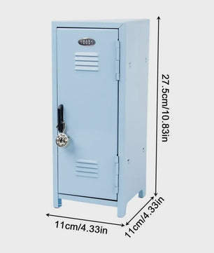 Mini Metal Lockerkastje - Kantoor & Slaapkamer Organizer met Slot