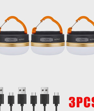 Krachtige 10W USB Oplaadbare Camping Lantaarn - Draagbare Tentlamp met 1200mAh Batterij