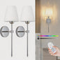 Draadloze Wandlamp met Afneembare Batterijlamp en Afstandsbediening - 15 Kleuren