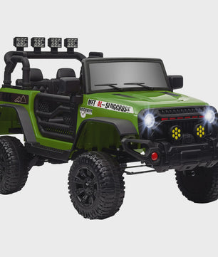 Elektrische Kinderauto 12V met Afstandsbediening, LED Verlichting en Muziek - Vanaf 3 Jaar