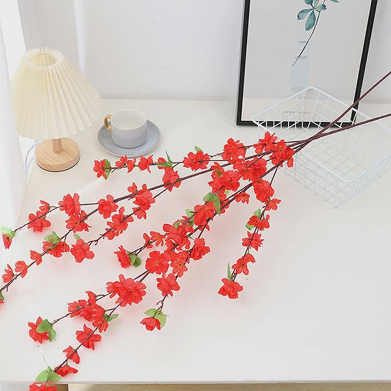 Kunstbloemen Boeket Sakura Takken - Sfeervolle Decoratie voor Huis, Feest & Bruiloft