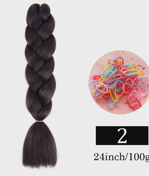24 Inch Jumbo Braids Haarverlenging - Synthetisch Vlechtkapsel met Ombre Kleuren