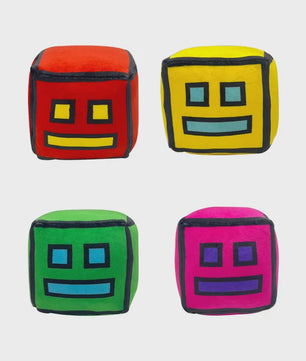 Geometry Dash Pluche Speelgoed - 12cm Zachte Knuffel Pop voor Kinderen & Fans
