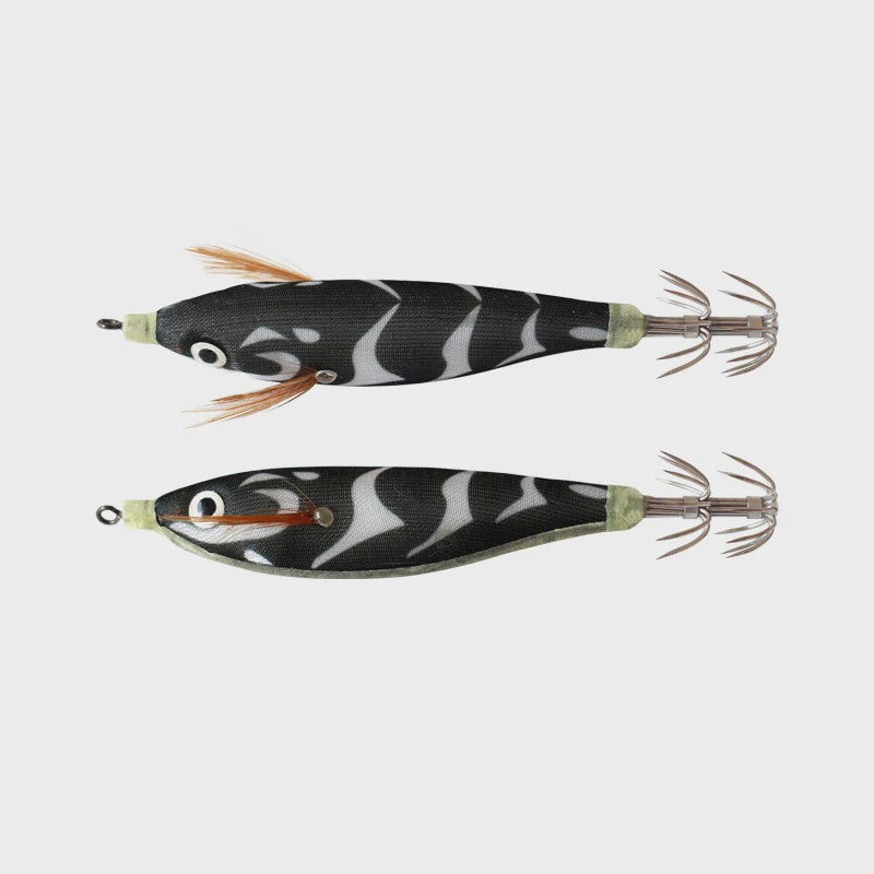 2x Luminous Squid Jigs - Kunst aas voor vis, 10cm, 9g, Kunst Octopus/Garnalen/Inktvis, Hard Bait