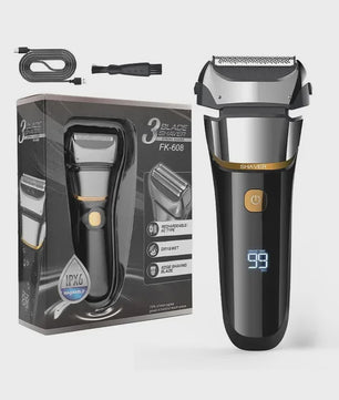 Tinsol FK608 Elektrisch Scheerapparaat Mannen - 3-Mes, Trimmer & Smart Display