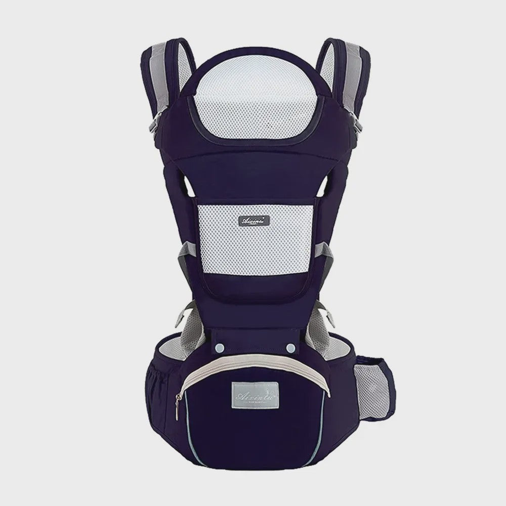 Ergonomische Baby Draagzak Multifunctioneel met Heupstoel - 0 tot 36 Maanden