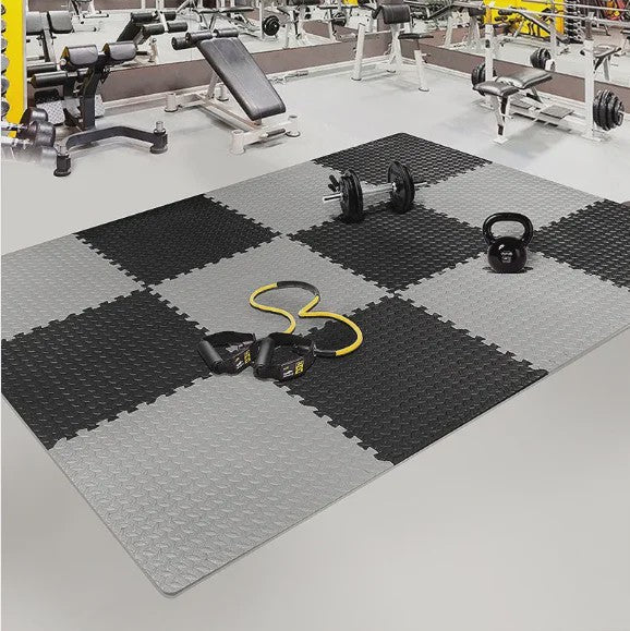 Legpuzzel Vloermatten 30x30cm (16 Stuks) - Beschermende EVA Schuim Antislip Matten voor Thuisgym, Yoga & Fitness