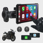 5" Motorfiets Display met Draadloze CarPlay & Android Auto, Navigatie, Siri/Google Assistant, IP67 Waterdicht