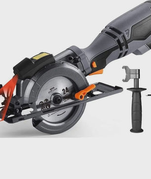 DOVAMAN Mini Cirkelzaag met Laser - 710W, 3500rpm, 6 Zaagbladen, 43mm Diepte
