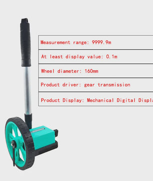Mechanische Rolmaat met Digitale Weergave - Afstandsmeter 0.1-9999.9m