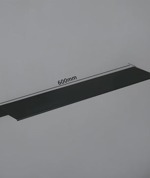 Aluminium Wandrek Zwart/Wit - Enkele Laag - Multifunctioneel voor Badkamer, Keuken & Toilet