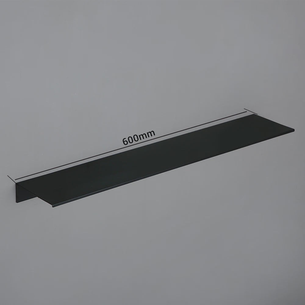 Aluminium Wandrek Zwart/Wit - Enkele Laag - Multifunctioneel voor Badkamer, Keuken & Toilet