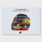 Iconische F1 Racer Helm Poster - Ayrton Senna Formule 1 Muurdecoratie