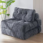 Opvouwbaar Slaapbank Stoel - Comfortabele Lounge Sofa Bed met Kussen