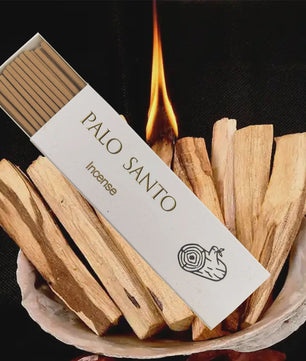 Set van 30 Dikke Geurige Rookwaren: Palo Santo, Salie, Ceder & Koffie - Voor Meditatie & Zuivering