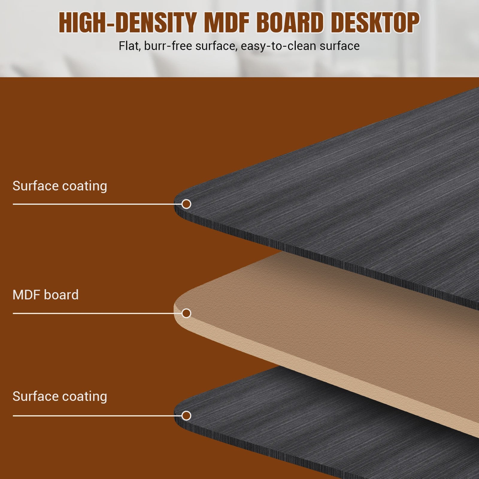 Opvouwbare Laptoptafel met 5 Hoogtestanden, Bekerhouder & Verstelbaar Bureau - Ideaal voor Bed, Bank of Balkon