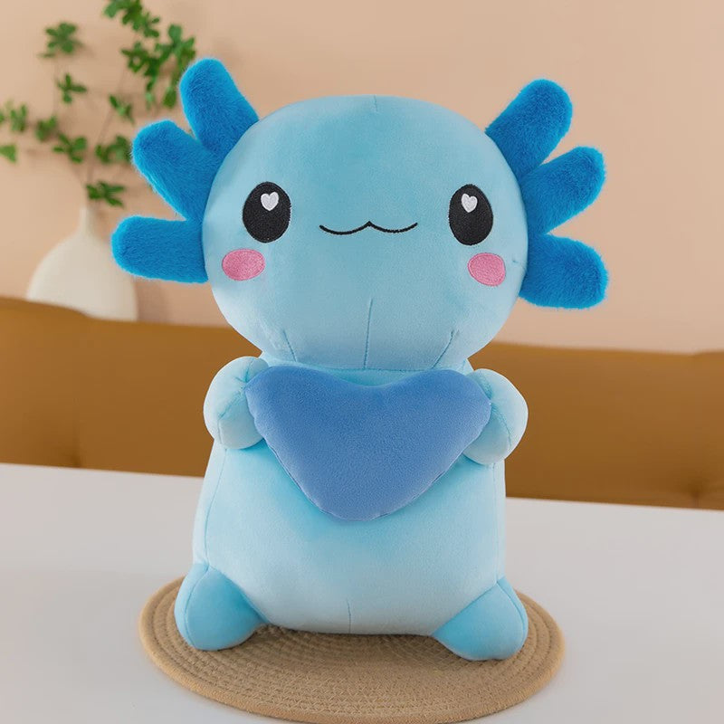 Zachte Axolotl Pluche Knuffel - Verkrijgbaar in 4 Kleuren, Perfect Cadeau