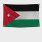 Jordanese Vlag Banner - Polyester - 4 Oogjes - Buiten & Binnen Decoratie