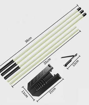 Golf Swing Plane Corrector: Verbeter uw slag met Alignment Stick Trainer