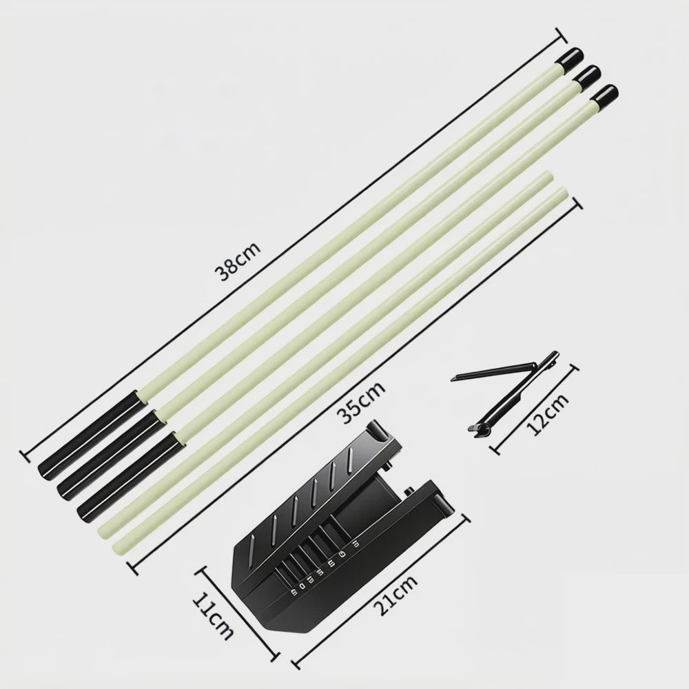 Golf Swing Plane Corrector: Verbeter uw slag met Alignment Stick Trainer