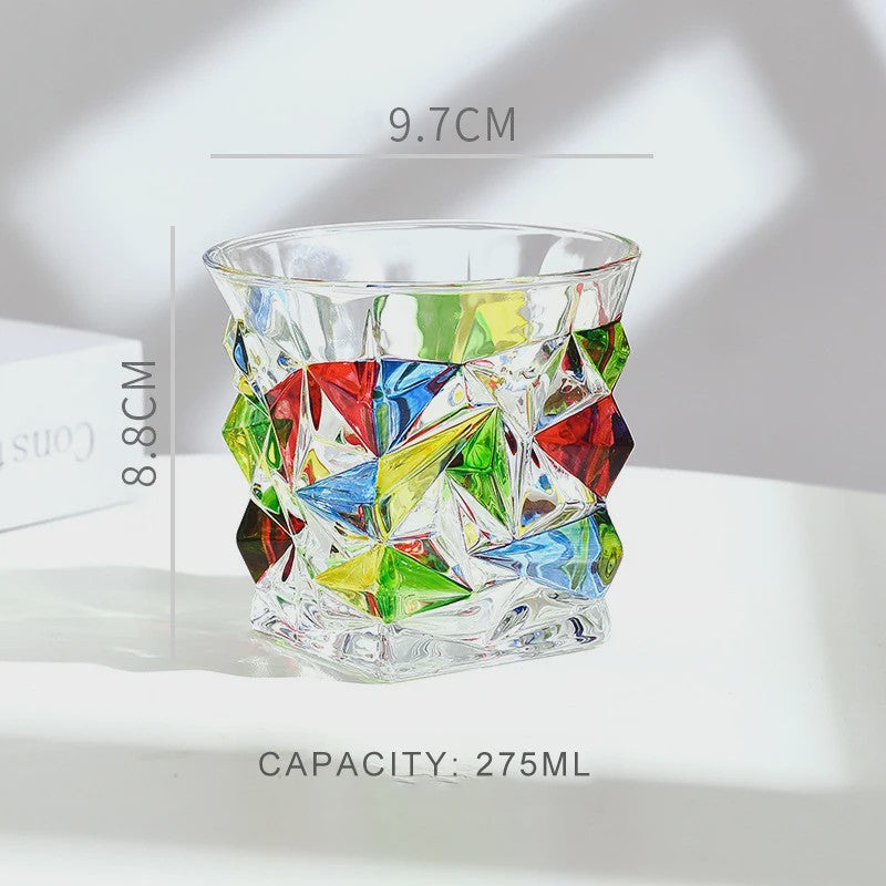 PINNY Kristallen Glas 300ML - Stained Crystal, Vintage Stijl