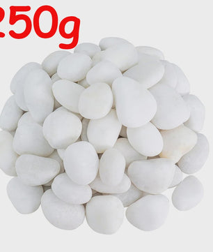 Witte Rivierstenen 2-3cm (250/600g) - Gladde Decoratieve Kiezels voor Aquarium, Terrarium & Planten