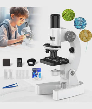 Krachtige 4800x HD Microscoop voor Studenten en Kinderen - Educatief Lab Geschenk
