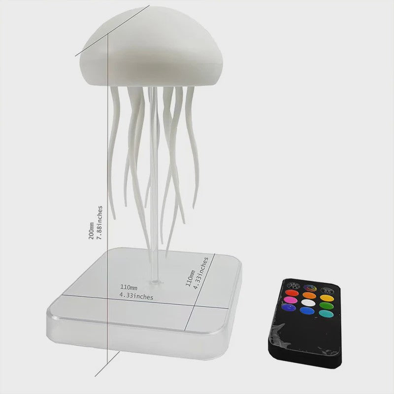 LED Kwallenlamp met 9 Tentakels, Kleurverloop & Afstandsbediening - Sfeervolle Decoratie